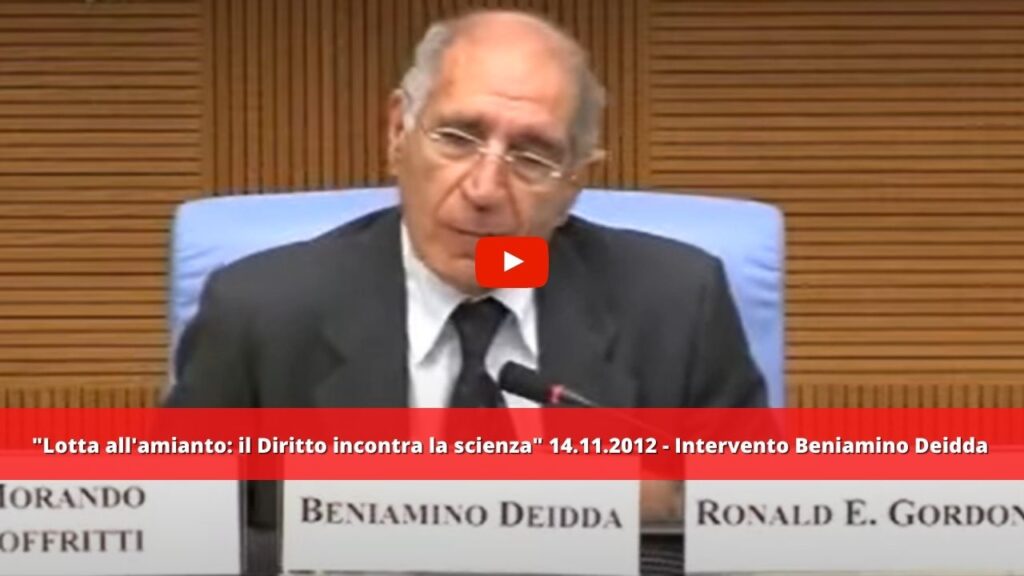 intervento beniamino deidda-onere prova